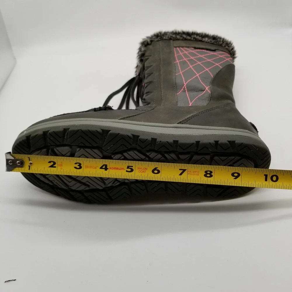 Köppen Winter Boots Women Size‎ 8 Black Pink Hydro Protect PrimaLoft Insulated